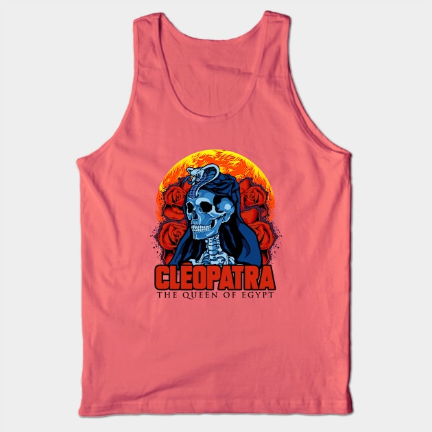 CLEOPATRA THE QUEEN OF EGYPT Tank Top by theanomalius_merch